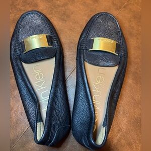 EUC Calvin Klein Black Loafers for Women. Size 8